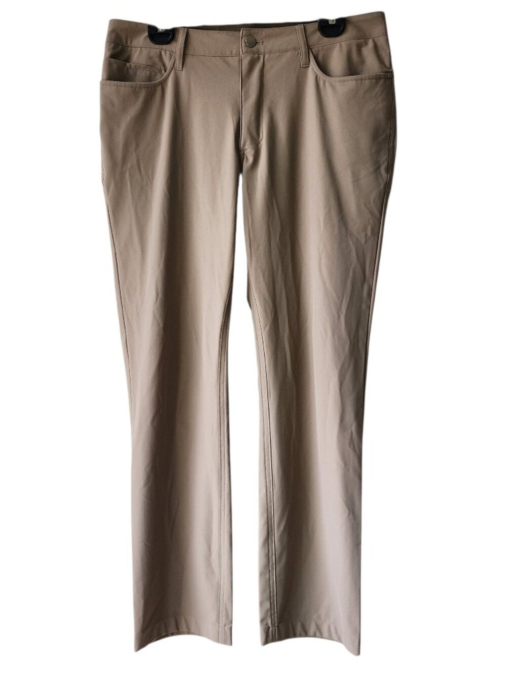 33x28 Casual Pants Slim Fit Jos A Bank Khaki Tan 5 Pocket Active Traveler Mens S